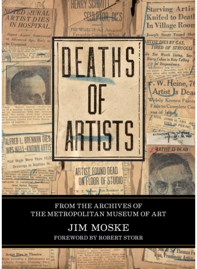 Deaths of Artists - Hardback