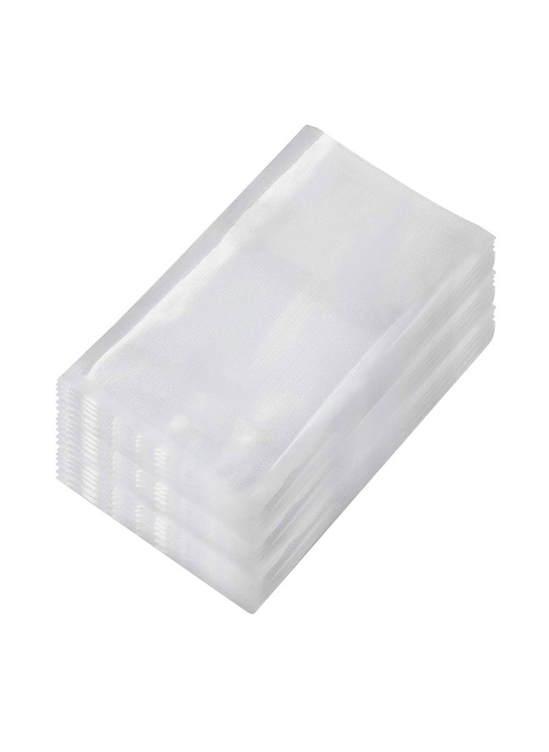 SKY FLEXI PACK SKY FLEXI PACK Vacuum Pouch 16cm x 24cm Pack of 25 Dotted Embossed BPA Free Microwaveable Transparent Food Storage Vacuum Bags with 90 Micron Thickness Capacity Approx 500gm  - Image 1