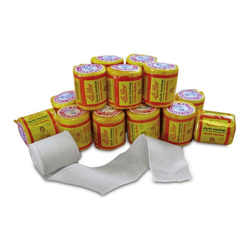Ambra LeRoy Le Roy Mexican Gauze Boxing Hand Wraps Elastic Bandages Revgear Ambra LeRoy Combat Sports Non-Sterile, 2" x 5.5 yd - 16 pack - Image 1