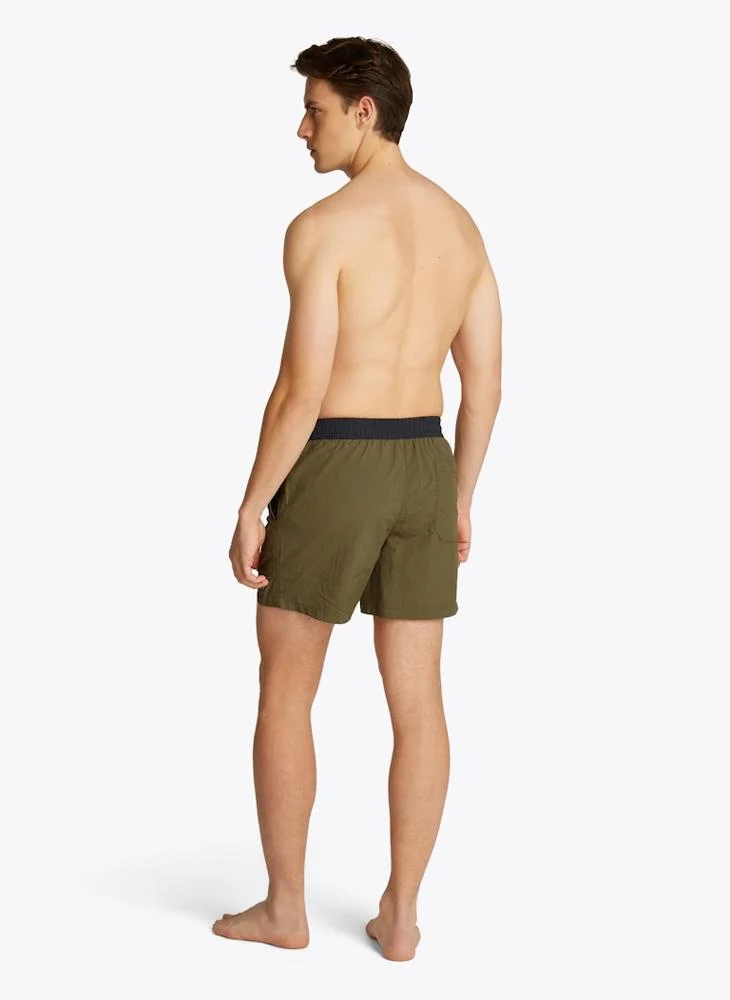 تومي هيلفيغر Logo Drawstring Swim Shorts