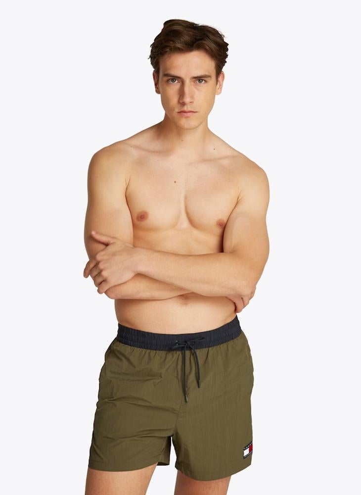 TOMMY HILFIGER Medium Length Drawstring Swim Trunks  - Image 1