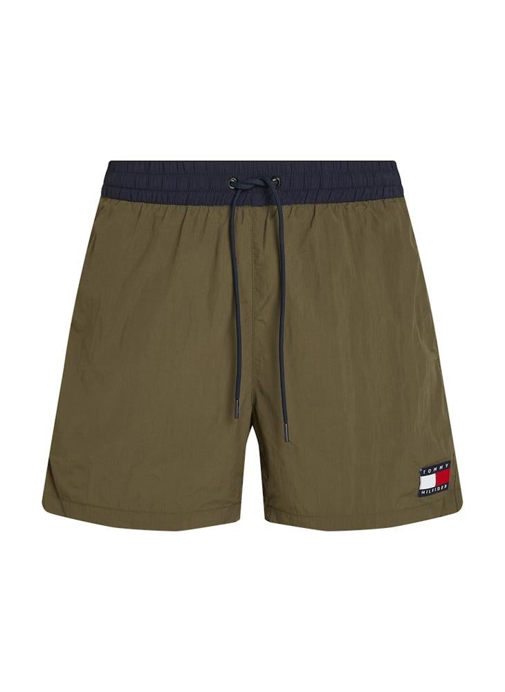 TOMMY HILFIGER Medium Length Drawstring Swim Trunks  - Image 4