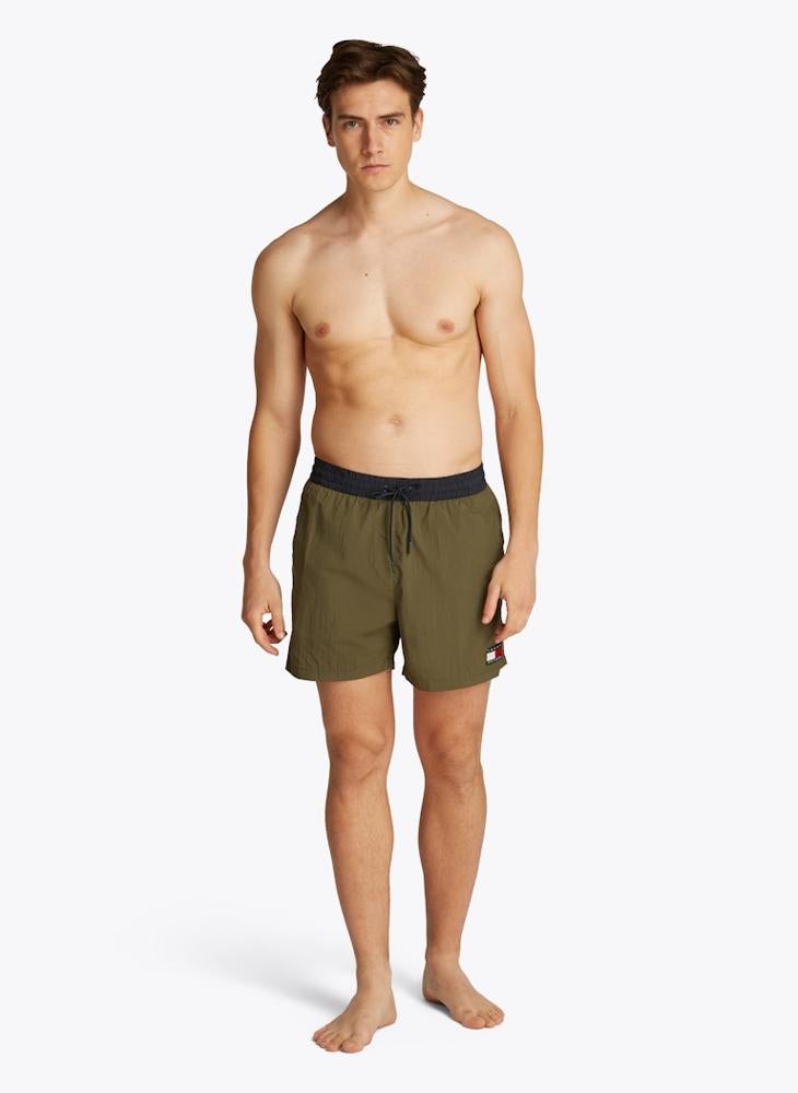 TOMMY HILFIGER Medium Length Drawstring Swim Trunks  - Image 3
