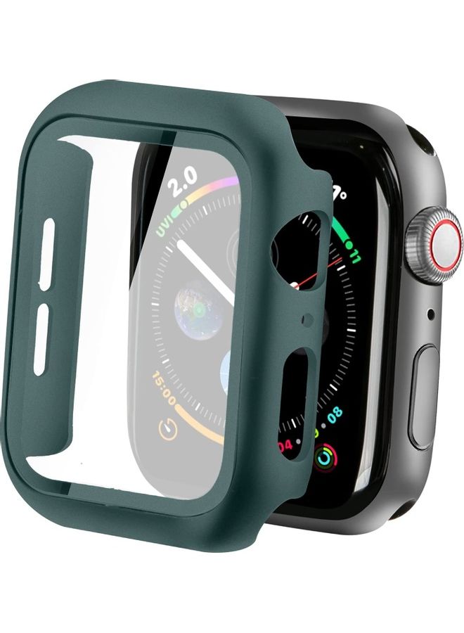 ICS Protective Case For Apple Watch Series 6/5/4/SE 44mm Green/Clear - Image 1