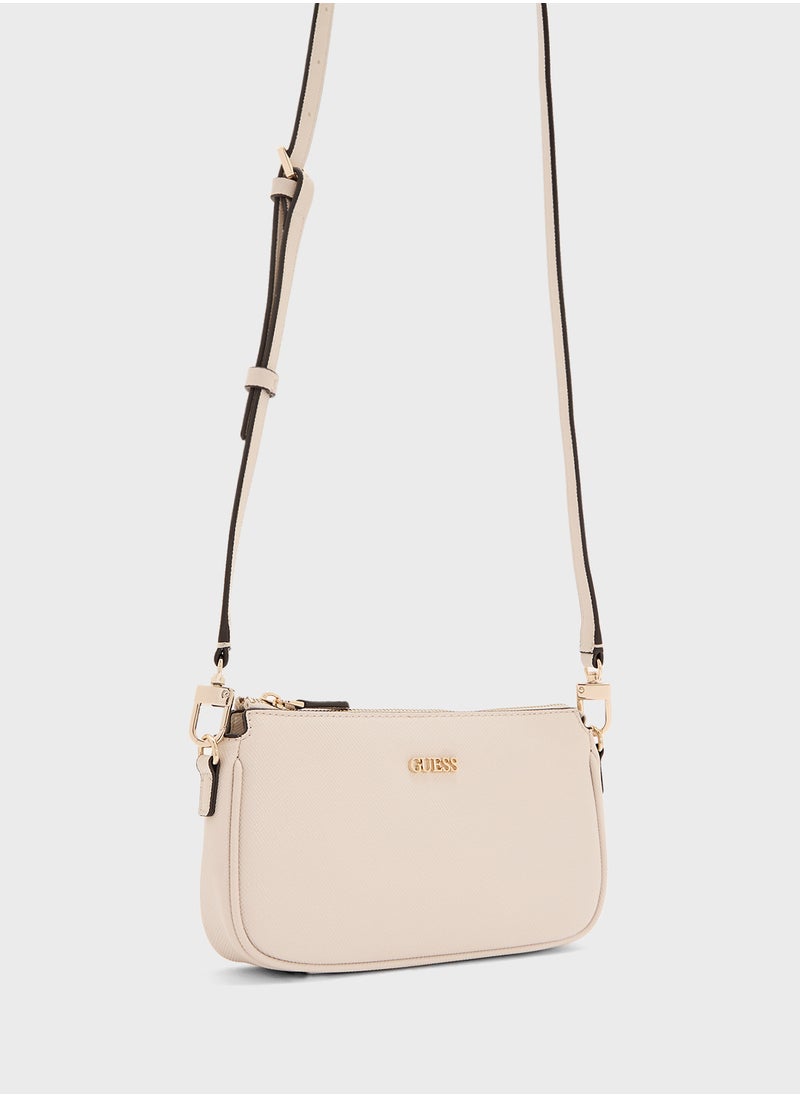 GUESS Noelle Dbl Pouch Crossbody  - Image 4