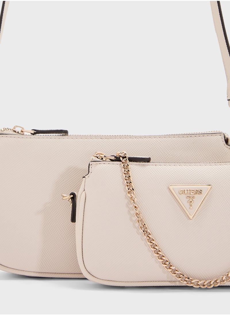 GUESS Noelle Dbl Pouch Crossbody  - Image 5