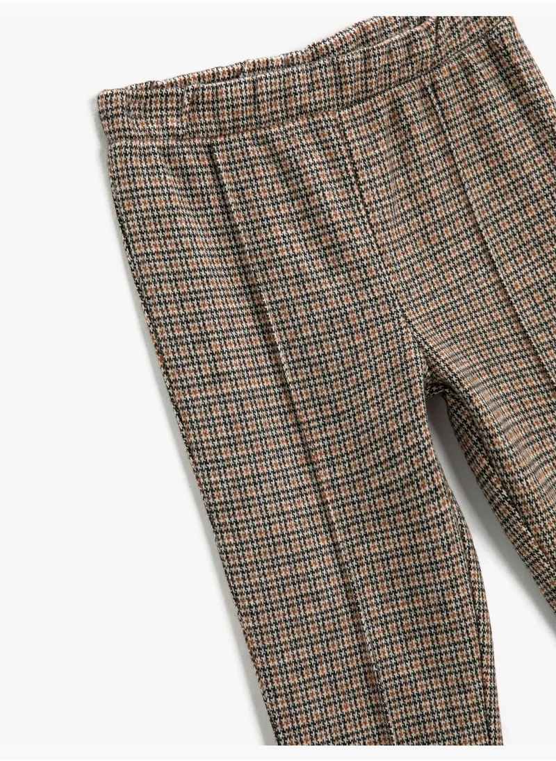 KOTON Thick Leggings Elastic Waistband