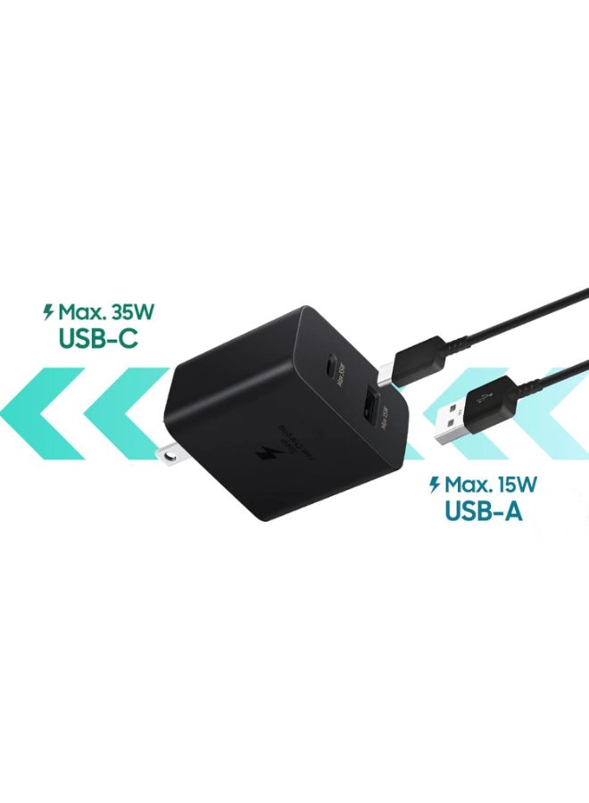 Samsung Renewed - Samsung Original 35W Power Adapter Duo for Tablets, Black black - Image 5