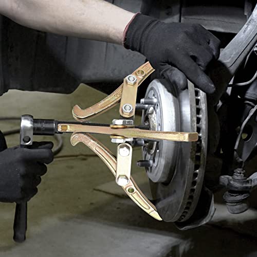 MOFEEZ 8" 3 Jaw Gear Bearing Puller Removal Tool for Slide Gears, Pulley, and Flywheel（Gold） - Image 5