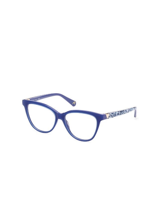 GUESS Gu5219 Cat Acetate Frames For Unisex Size 52, Blue - Image 1