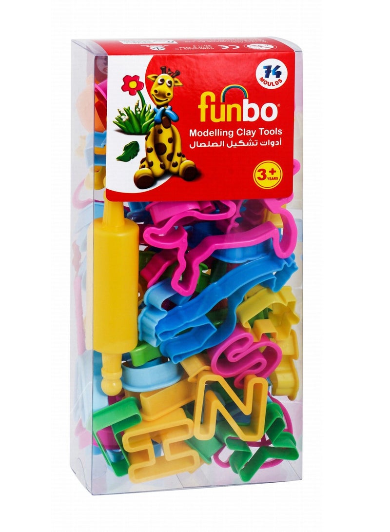 Funbo Modelling Clay Tool Set Multicolour - Image 1