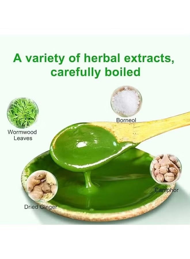 Sefudun 12 Patches Cervical Spine Pain Relief Patch, Pure Nature Wormwood Leaves Hot Compress patch, Relieve Joint Pain And Arthritis, for People Who Working Long Hours With Head Down - Image 2