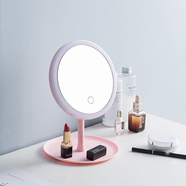 Generation Led Mirror Desktop Beauty Mirror Removable Mirror Dimmable Mirror Usb Rechargeable Makeup Mirror - Image 3
