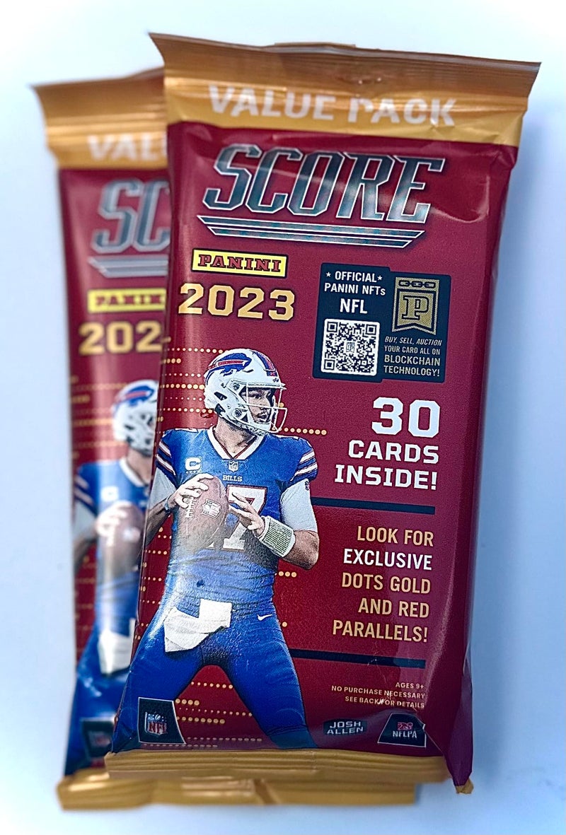 SCORE 2023 2 Panini Score Football Card Cello Value Packs 2 60 Cards Total of This Incredible Rookie Class - Image 2
