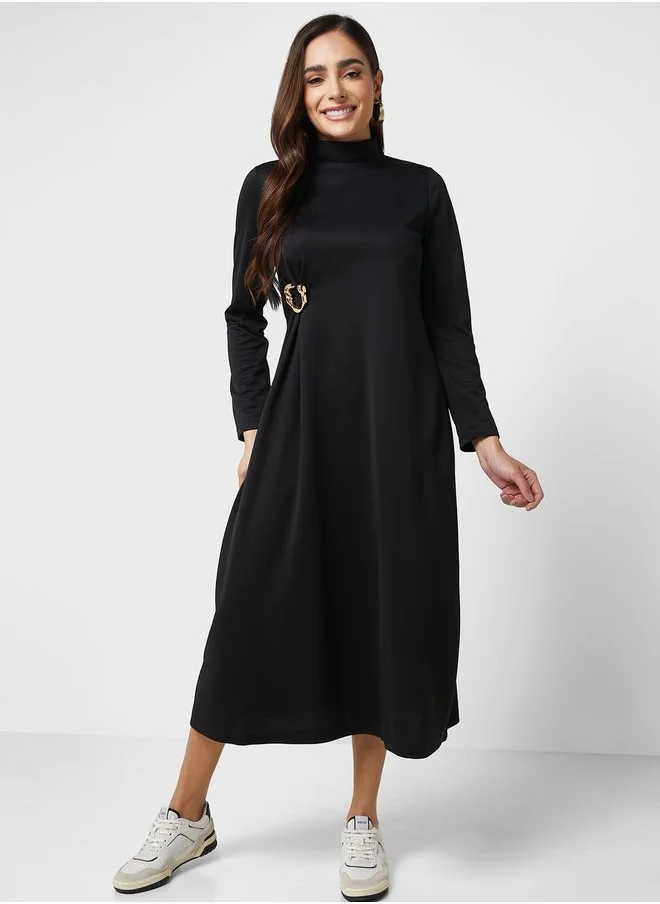 Refka by modanisa Long Sleeve Dress