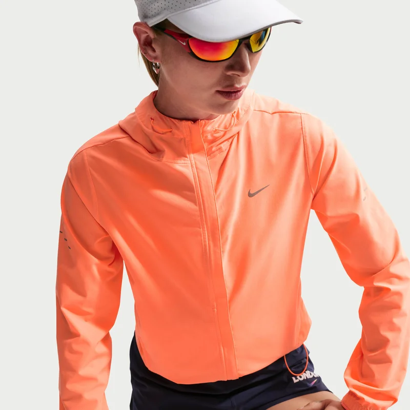 Nike Orange Women's Swift Repel Packable Running Jacket for Women | Best Price UAE