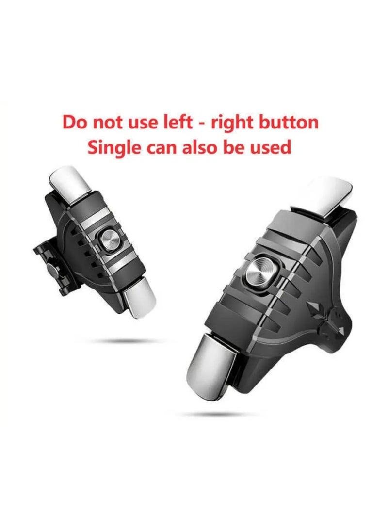 Earldom Bumblebee Game Trigger Upgrade – 2-Finger Mobile Gaming Controller with Aim & Fire Triggers, 2 Gaming Finger Sleeves, High-Sensitivity Shooting for PUBG, Free Fire, COD & More – Compatible with iPhone & Android | Black - Image 3