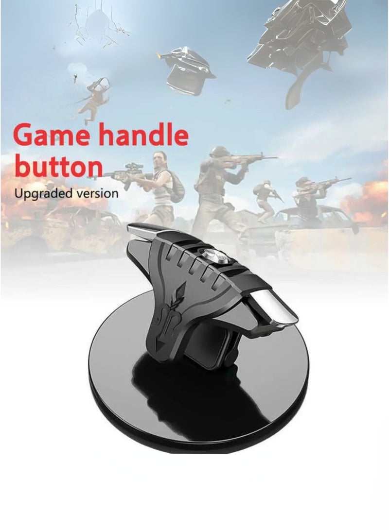 Earldom Bumblebee Game Trigger Upgrade – 2-Finger Mobile Gaming Controller with Aim & Fire Triggers, 2 Gaming Finger Sleeves, High-Sensitivity Shooting for PUBG, Free Fire, COD & More – Compatible with iPhone & Android | Black - Image 4