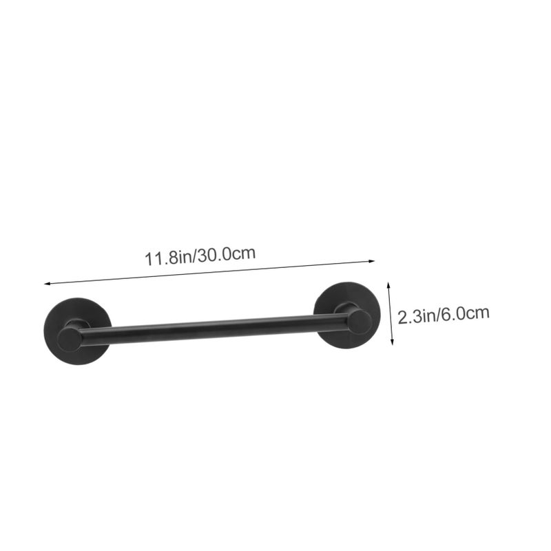 Aluminum Towel Hook Bathroom Organizer Simple Design Wall Mount Decor - Image 3