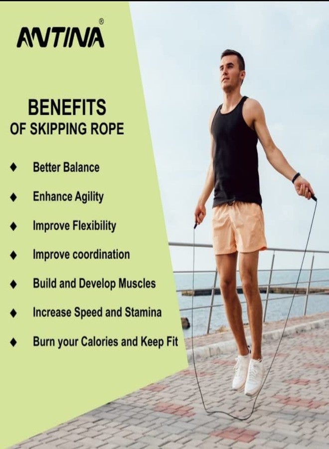 ANTINA Classic Plastic Foam Handle Pvc Rope SKIPPING ROPE - Image 3
