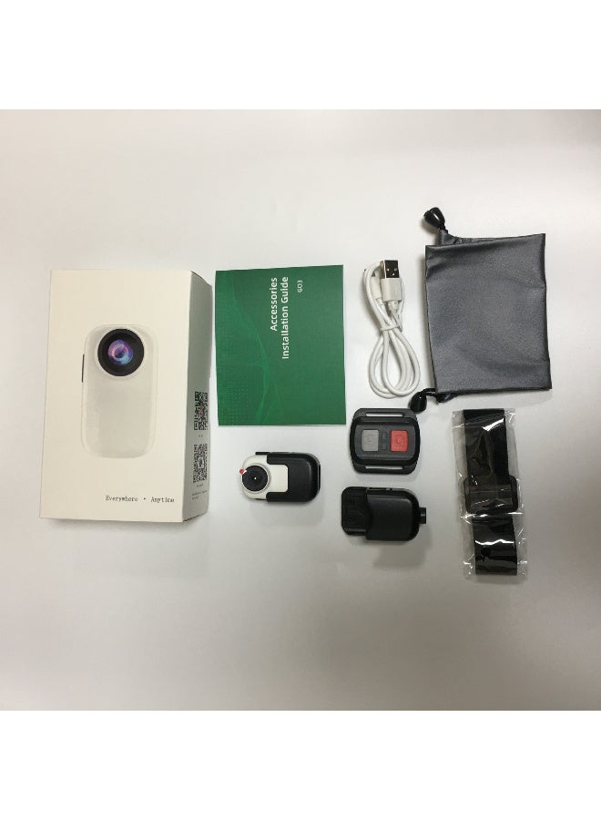 Generic 4K30FPS Mini Thumb Action Camera with Touch Screen, Wearable & Portable Sports Camera, 1.5" IPS Display, WiFi & Remote Control, Pre-Recording, 400mAh Battery, 20MP Photo  - Image 5