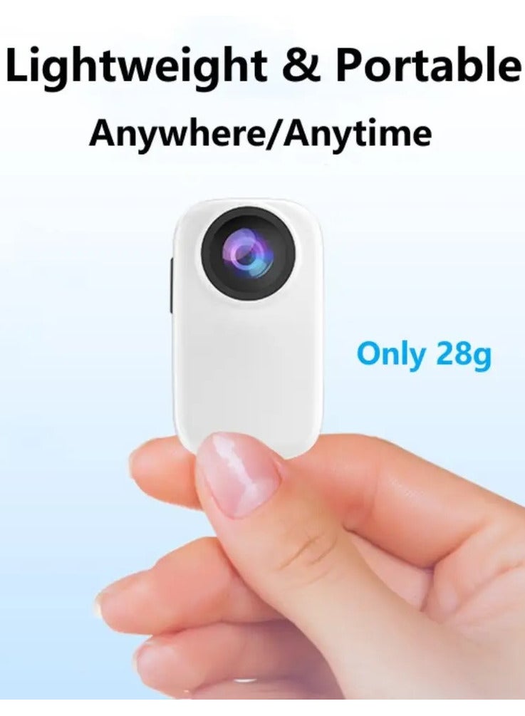 Generic 4K30FPS Mini Thumb Action Camera with Touch Screen, Wearable & Portable Sports Camera, 1.5" IPS Display, WiFi & Remote Control, Pre-Recording, 400mAh Battery, 20MP Photo  - Image 1