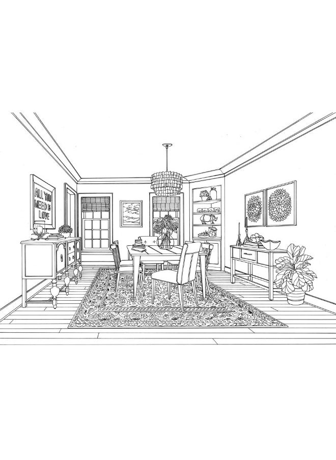 Color At Home: A Young House Love Coloring Book  - Image 4