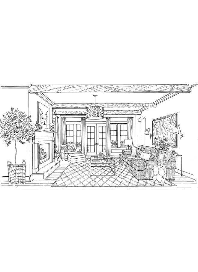Color At Home: A Young House Love Coloring Book  - Image 3
