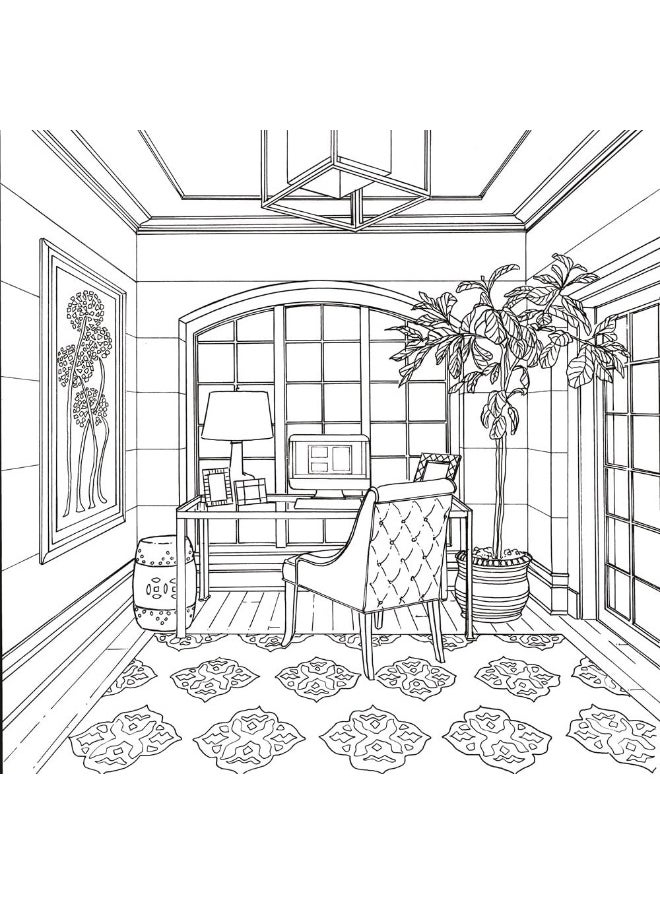 Color At Home: A Young House Love Coloring Book  - Image 2