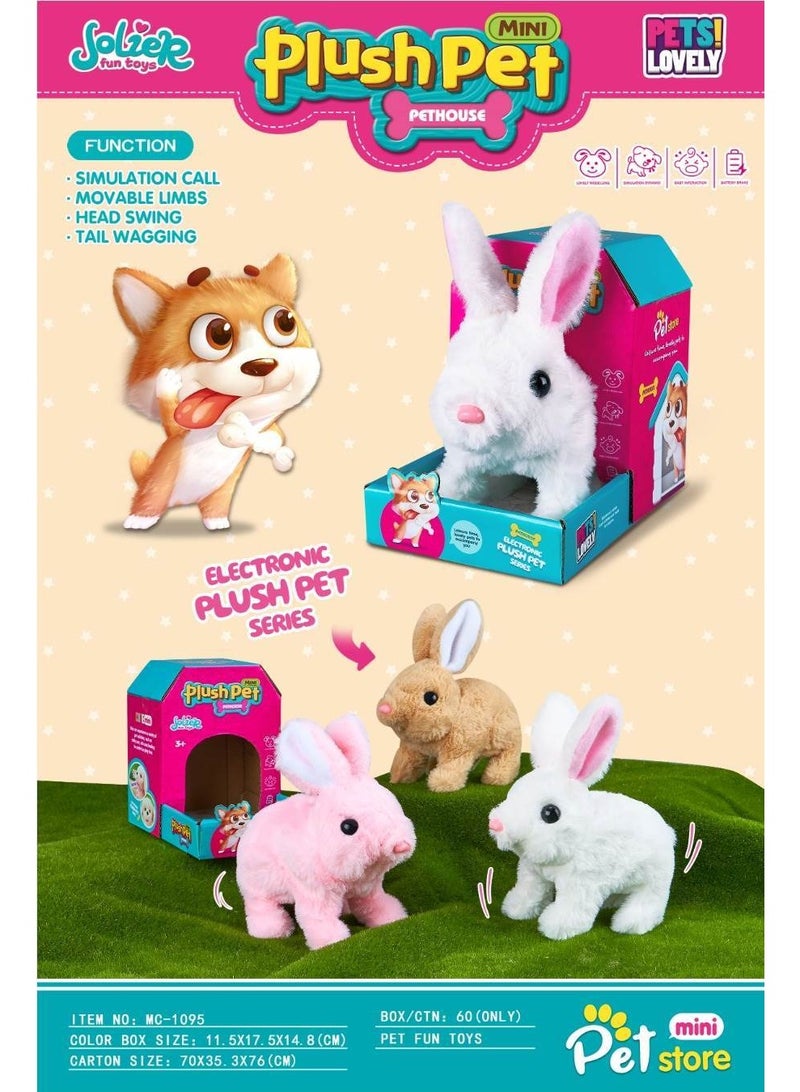 B/O Plush Pet W/Sound,3 Color, W/Out 2*Aa Battery, T.Bx - Image 1