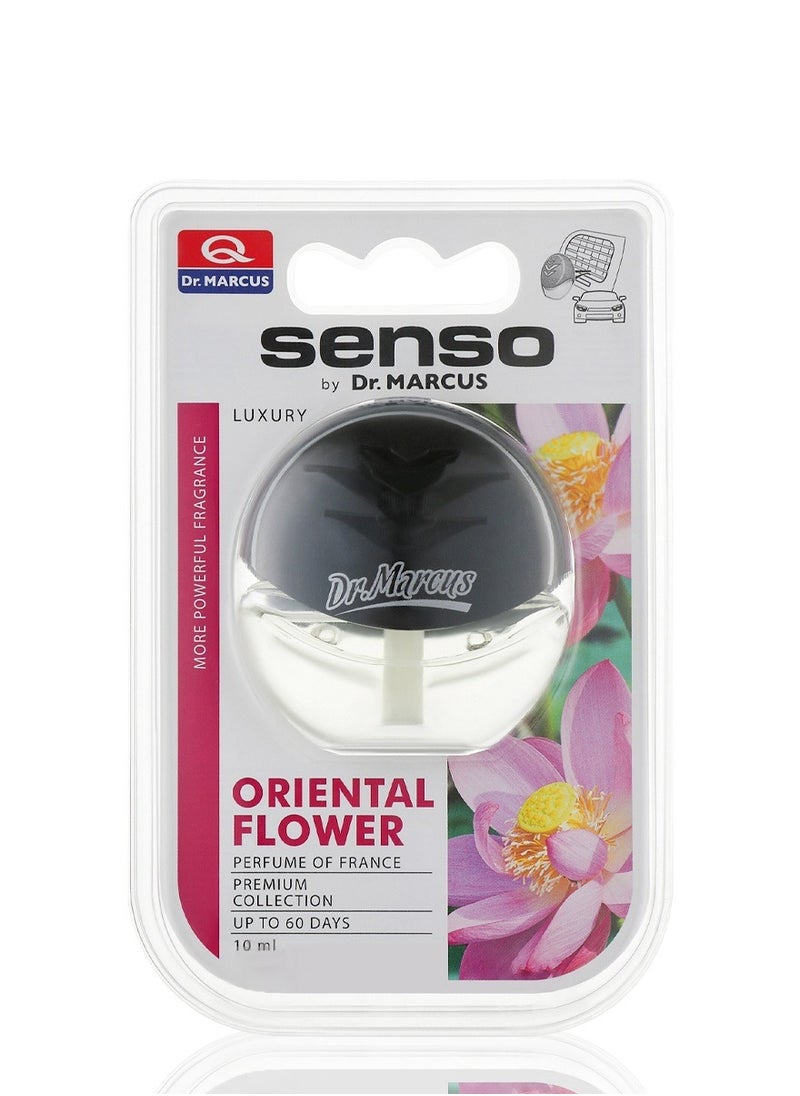 Dr.MARCUS Premium Car Air Freshener Diffuser Quality Oriental Flower Perfume 10ml Dr MARCUS Senso Luxury Upto 60 Days  - Image 1