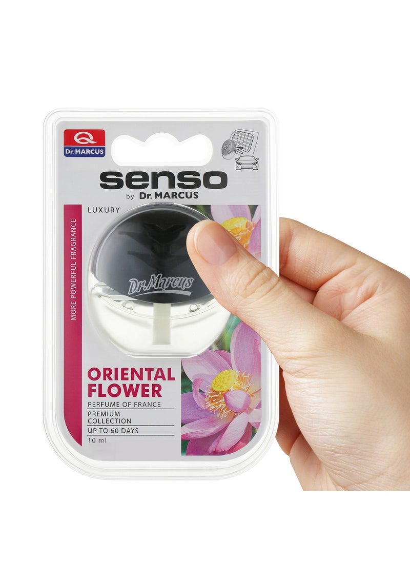 Dr.MARCUS Premium Car Air Freshener Diffuser Quality Oriental Flower Perfume 10ml Dr MARCUS Senso Luxury Upto 60 Days  - Image 2