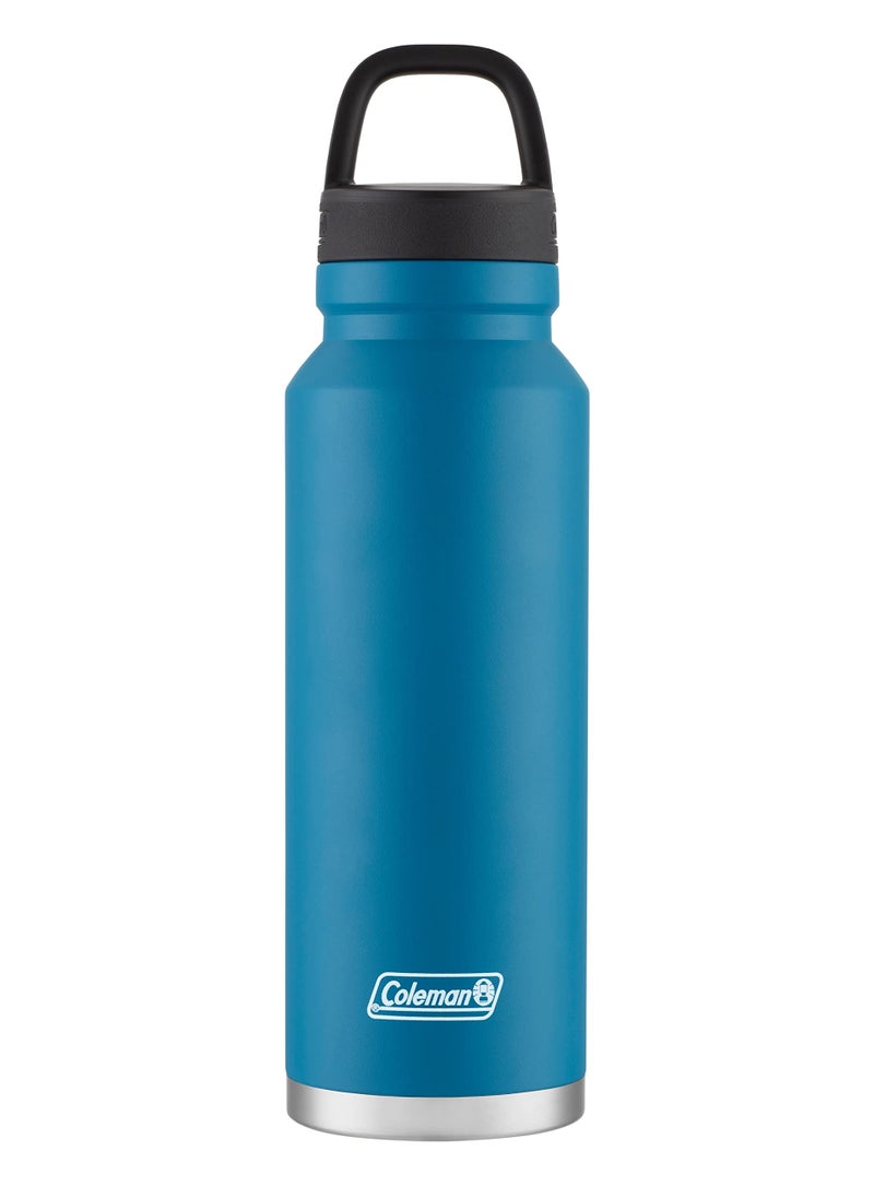 Coleman Connector 40 oz Stainless Steel Wide Mouth Water Bottle Deep Ocean