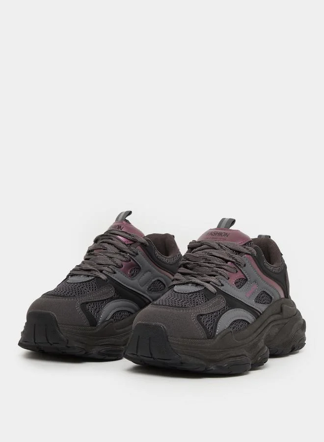 Styli Styli Chunky Sole Lace Up Sneaker