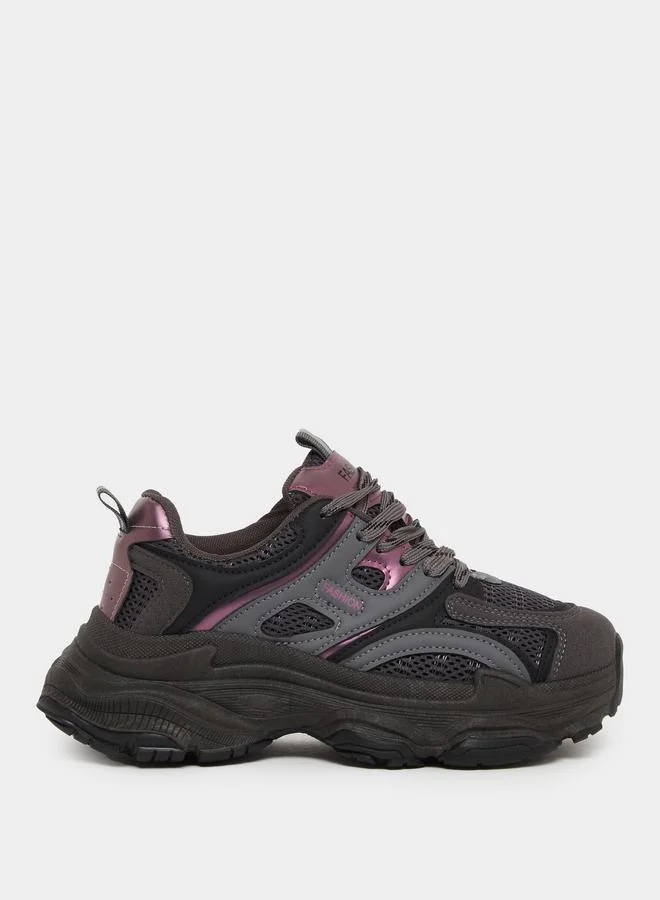 Styli Styli Chunky Sole Lace Up Sneaker