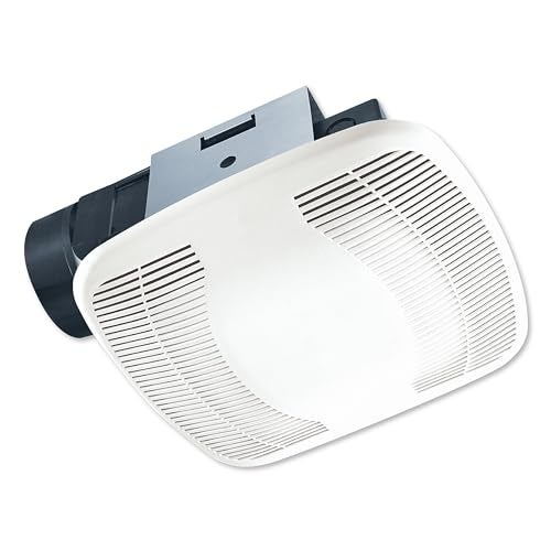 Air King 90 CFM 3.0 Sones Ceiling Mounted Snap-In Installation Bathroom Exhaust Fan, BFQ90 - Image 1