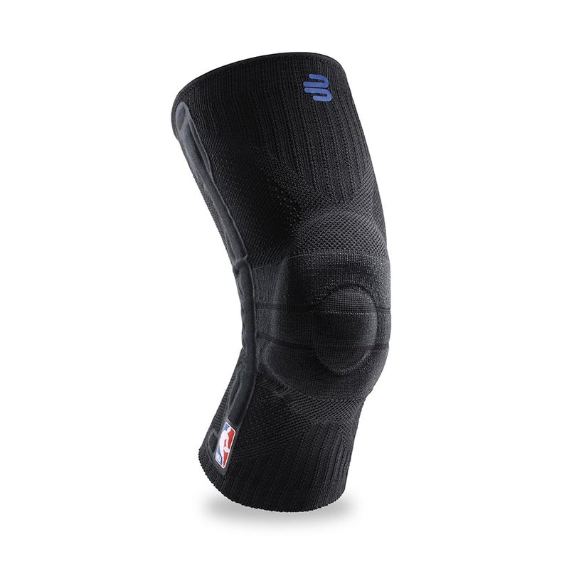 Bauerfeind Sports Knee Support NBA - Officially Licensed Basketball Knee Brace - Relief and Stabilization - Targeted Compression - Lightweight & Durable - Black, Medium - Image 1