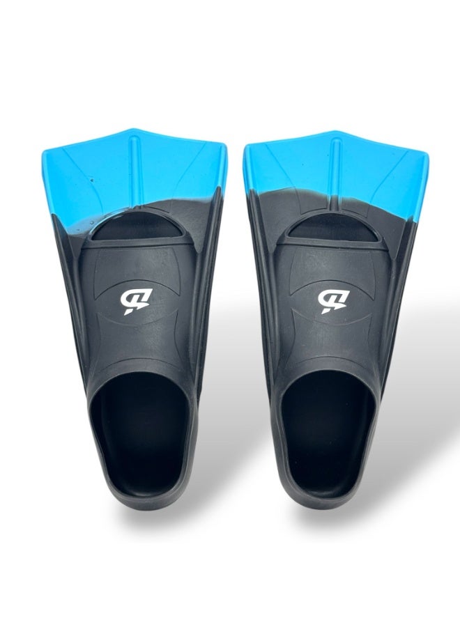 QSHOP Soft Silicone Diving Fins – High Elasticity & Endurance Light Full Foot Swimming Fins | Open Heel Swim Fins for Snorkeling or Swimming Training for Adults Men Women Kids  - Image 1