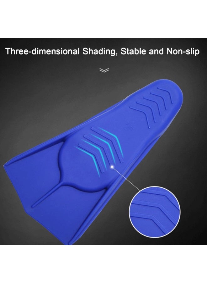 QSHOP Soft Silicone Diving Fins – High Elasticity & Endurance Light Full Foot Swimming Fins | Open Heel Swim Fins for Snorkeling or Swimming Training for Adults Men Women Kids  - Image 5