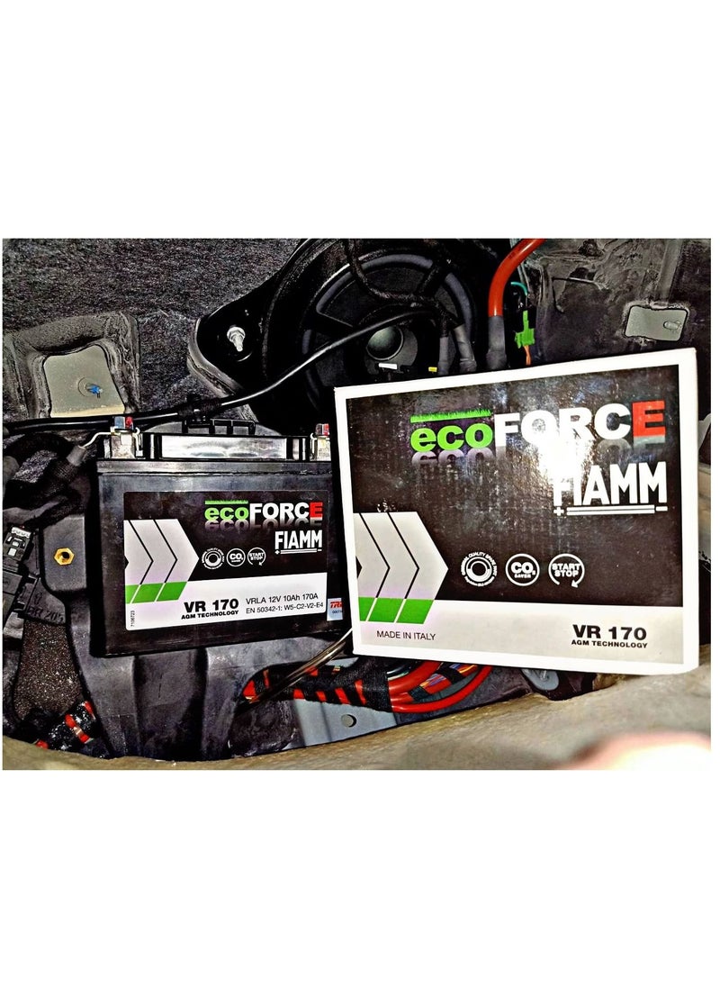 FIAMM - FIAMM AGM AUXILIARY BATTERY 12V 10AH - Image 1