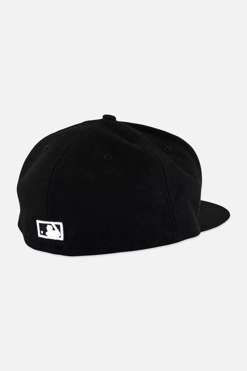 New Era x MLB Men Chicago White Sox Fitted Cap, Black - Image 2