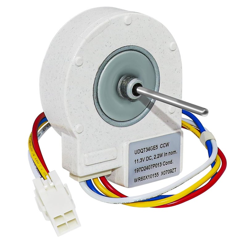 Romalon Appliancemate WR60X10209 Refrigerator Condenser Motor Replacement for GE & Hotpoint Refrigerators WR60X10155 WR60X10042 WR60X10053 WR60X10065 - Image 1