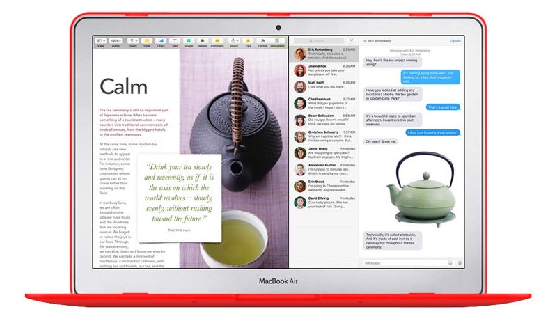 UESWILL Smooth Matte Hard Shell Case Cover Compatible with 2010-2017 Release MacBook Air 13 inch (Model A1466 / A1369) + Microfibre Cleaning Cloth, Red - Image 5