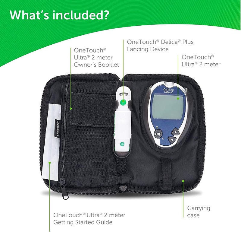 Lifescan نظام مراقبة السكر في الدم ONE Touch Ultra 2 - مجموعة كاملة (لا تشمل الشرائط واللوازم) - Image 4