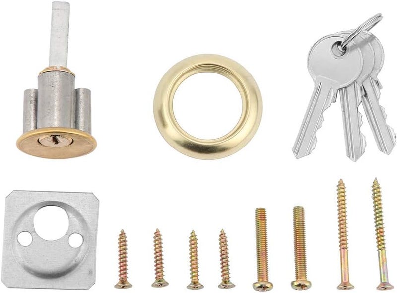 كلاراكو قفل حافة مزلاج ليلي، أقفال أمان مع مفاتيح للباب الأمامي، قفل حافة مزلاج مضاد للسرقة، أدوات أمان منزلية - Image 5