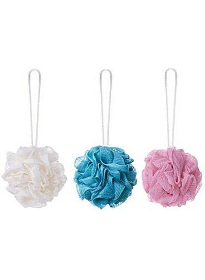 TWIREY Loofah For Bathing For Women Loofah For Bathing Scrub Loofah For Men Set Of 3 (Random Colour) - Image 2