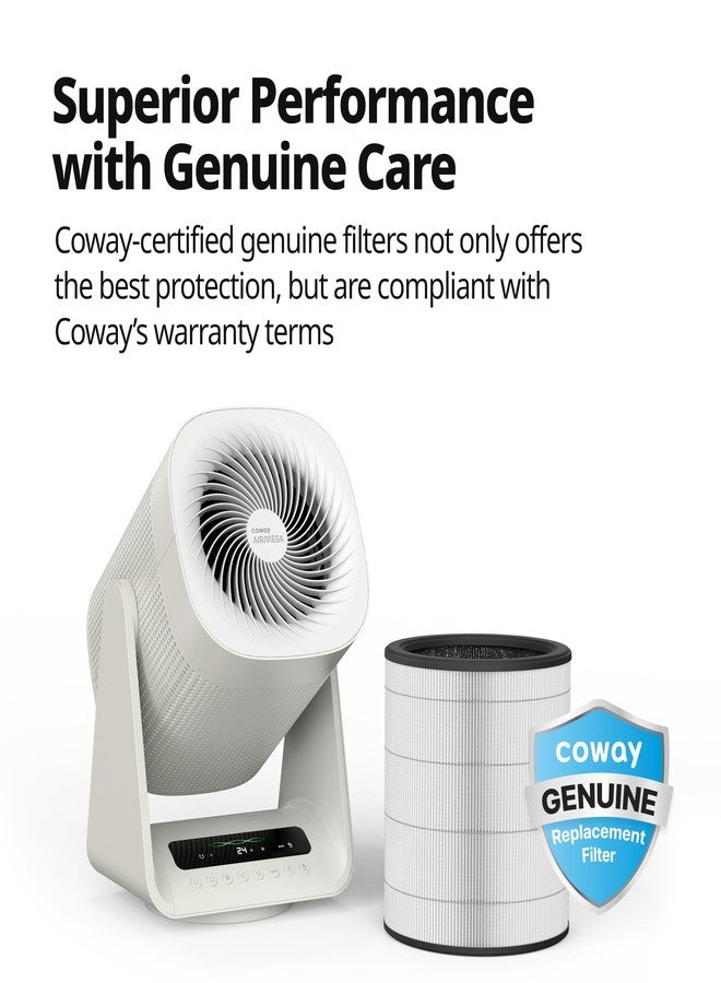 COWAY Airmega Aim Genuine Replacement Filter Set, Particulate Filter and Deodorization Filter - Image 2