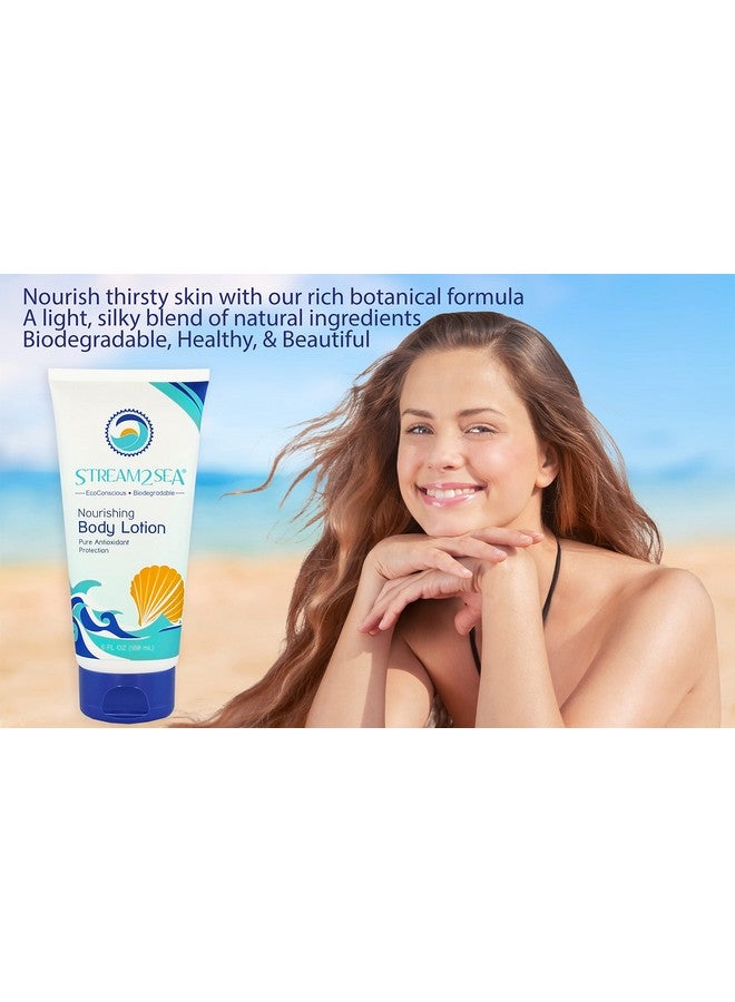 STREAM 2 SEA Nourishing Body Lotion For After Sun Dry Skin 3 Pack 1 Fl Oz Vitamin E Squalane Reef Safe And Paraben Free Moisturizing Body Lotion For Women Nourishing Sunburn Skin Care - Image 3