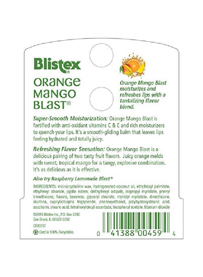 Blistex Orange Mango Blast Lip Balm 0.15 Oz. Stick Pack Of 24 - Image 4