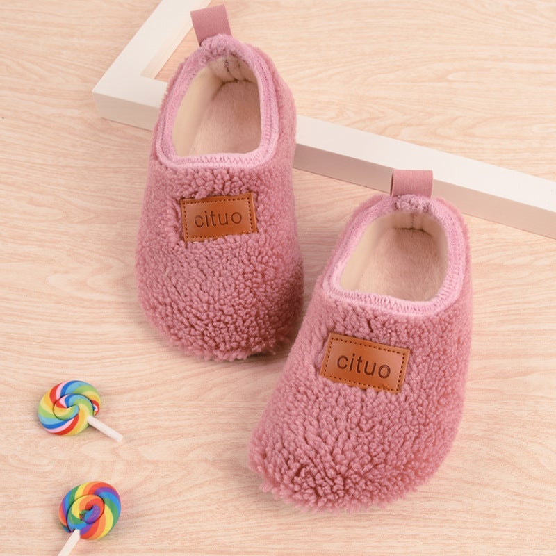 Ci Tuo Winter Children's Floor Socks Shoes - Fleece-Lined, Non-Slip, Soft Sole for Toddlers - Image 3